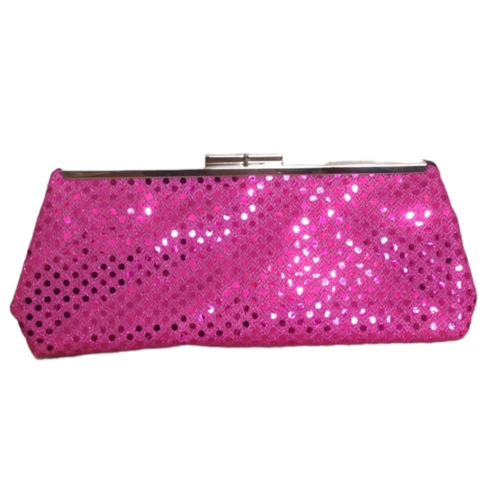 Handmade Evening Clutch Handbag Pink New